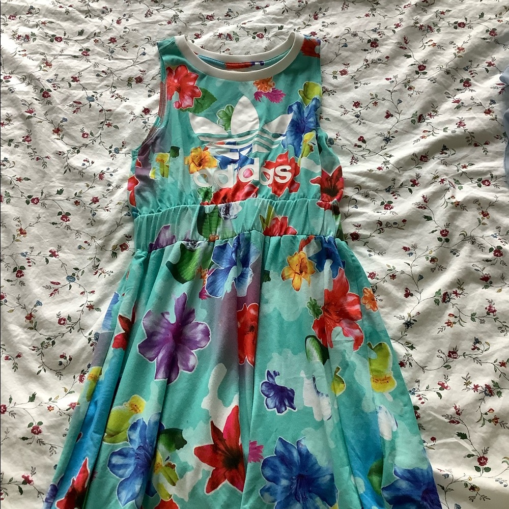 Kids Adidas floral dress